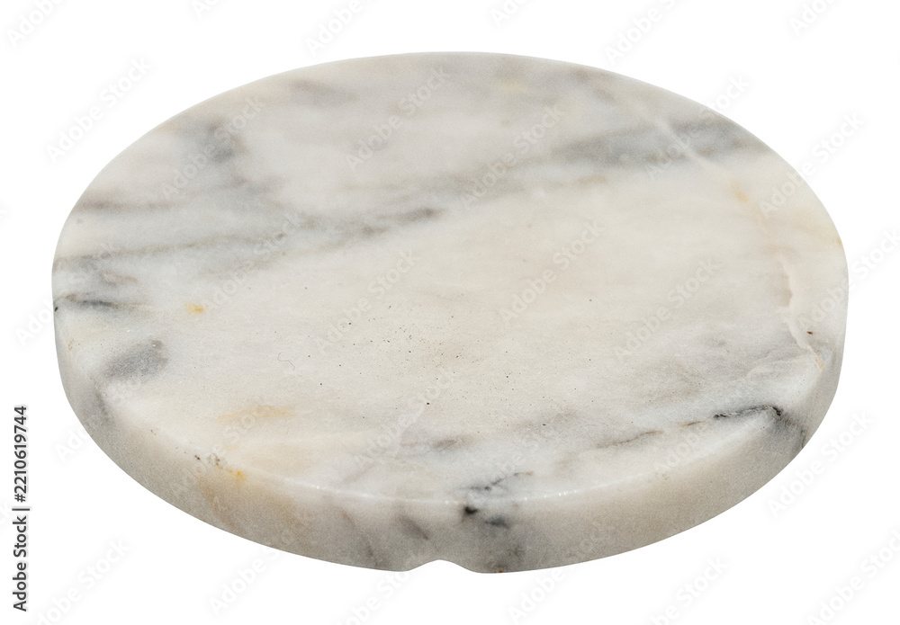 Obraz premium round marble coaster png white marble coaster png isolated transparent background image