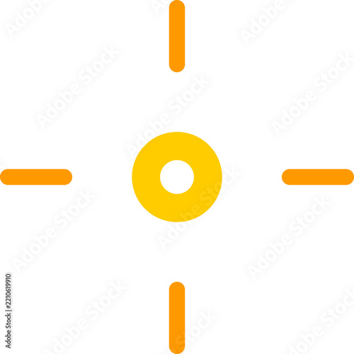 Clean Minimalist Neon Spark Vector Illustration For Educational Physics Diagrams And Scientific Research Publication Graphic
