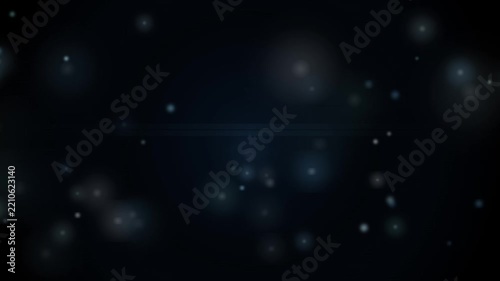 Subtle Blue Particles on a Dark Abstract Background