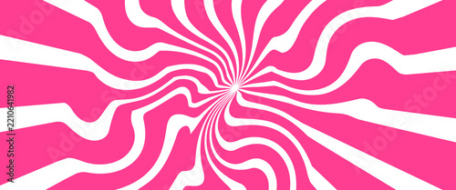 Sweet pink candy abstract spiral background.