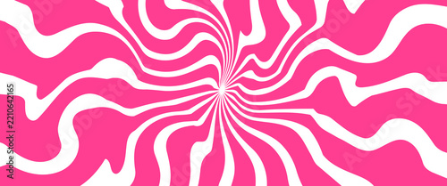 Sweet pink candy abstract spiral background.
