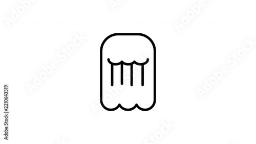 Pool Float, inflatable float, swimming pool, summer recreation, water activity, animation, animated