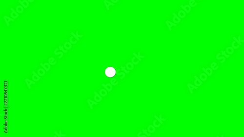 Toggle Switch Button Icon ON Position Active State on Green Screen Background