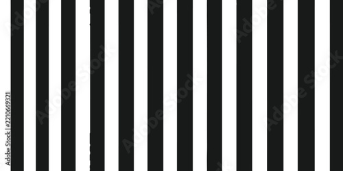 Classic black and white vertical striped pattern geometric background for textile or wallpaper vector illustration.