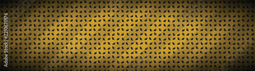 Golden luxury geometric pattern background with metallic gradient