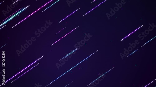 Abstract Neon Cyber Stream Matrix Seamless Motion Loop 4K