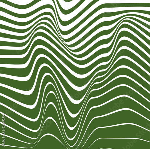 Abstract  Wavy Flowing Lines Background