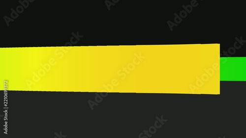 Horizontal Yellow to Green Gradient Bar on Dark Background
