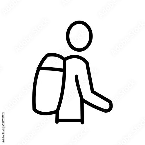 Solo Travel Icon