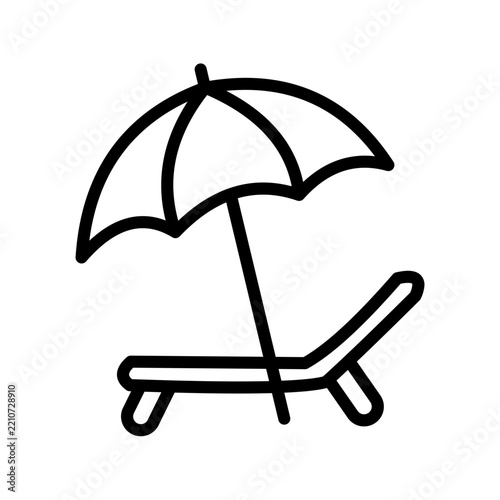 Beach Holiday Icon