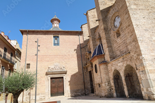 Santos Juanes church in the old town of Valencia city