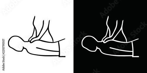 spa and wellness icon , line icons for beauty salon, therapy, massage, aromatherapy, and relaxation.