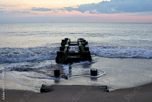 Jetty on the beach 
