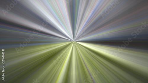 Abstract Green Radial Motion Background with Speed Blur Effect, Dynamic Light Rays Burst, 4K Colorful Geometric Sunburst Wallpaper for Presentation and Digital Design.