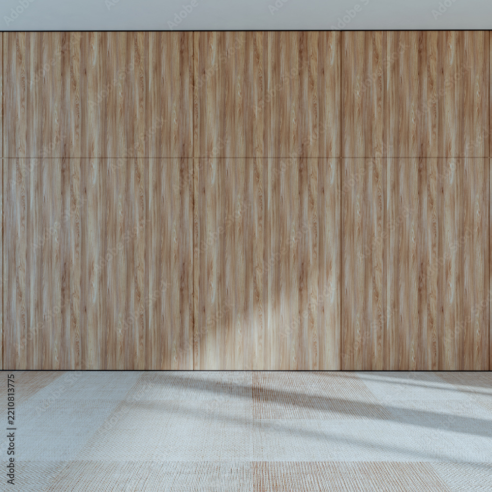 Fototapeta premium 3D rendering, 3d illustration, Large Luxury modern living room interior, brutalist architecture realistic lighting, Graphic Overlay wide angle, contemporary furniture, clean lines, minimalist decor