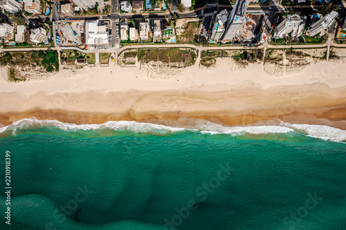 Distant Towers Over the Long Beach