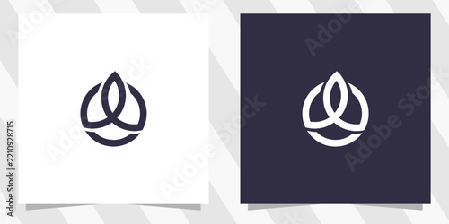 letter w logo design vector