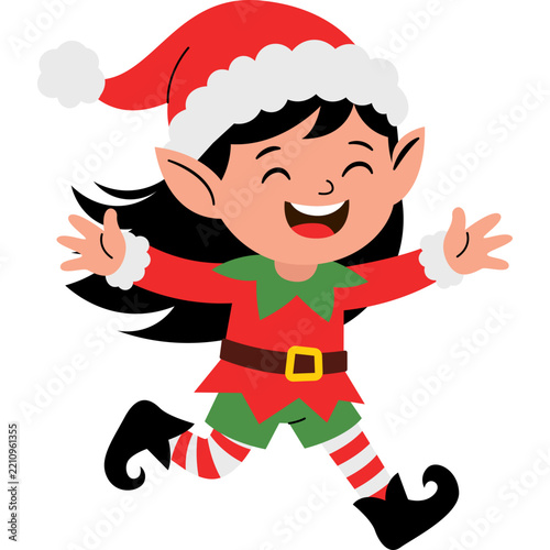 Christmas Elf Cartoon