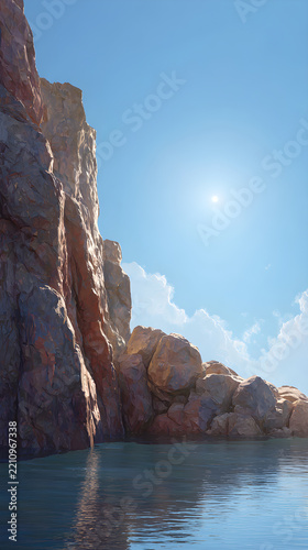 rock and river