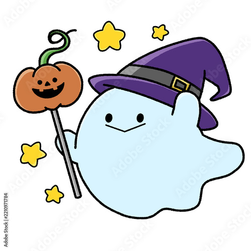 ゆるかわハロウィン｜魔女おばけ