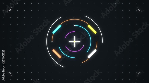 Minimalist Bauhaus Kinetic Motion Graphics with Smooth Morphing Geometric Shapes