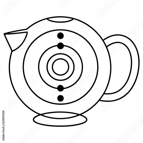 Stylized Kettle Illustration