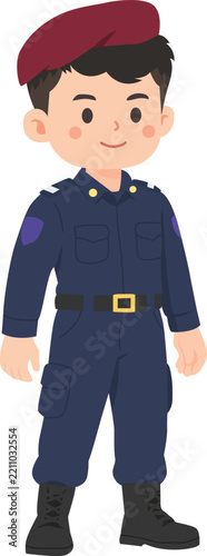 boy in uniform