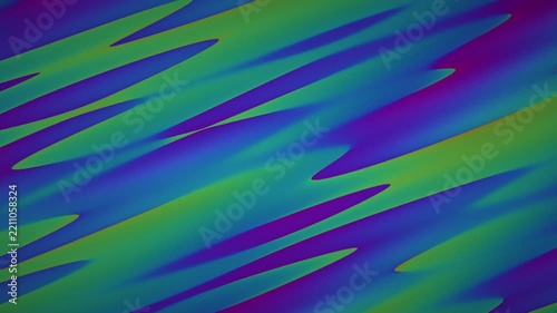 Abstract Iridescent Liquid Waves Flowing Background Animation In Vibrant Purple Blue And Green