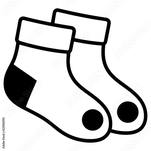 Pair of socks icon