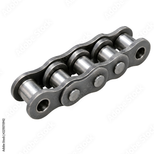 metal chain isolated on white