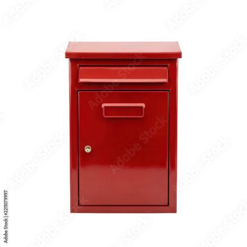 Red Mailbox Isolated Transparent Background