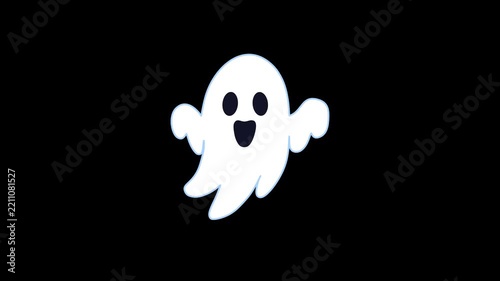 Halloween Witch Hat and Magic Witch Animation Alpha Transparent. 4K Resolution