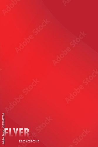 Red Gradient Flyer Background Template with Modern Smooth Vector DesignRed Gradient Flyer Background Template with Modern Smooth Vector Design
