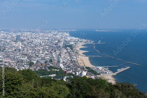 須磨浦山上遊園からの神戸の街並み