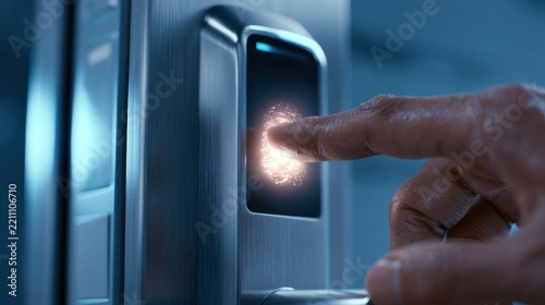 Fingerprint scan security technology