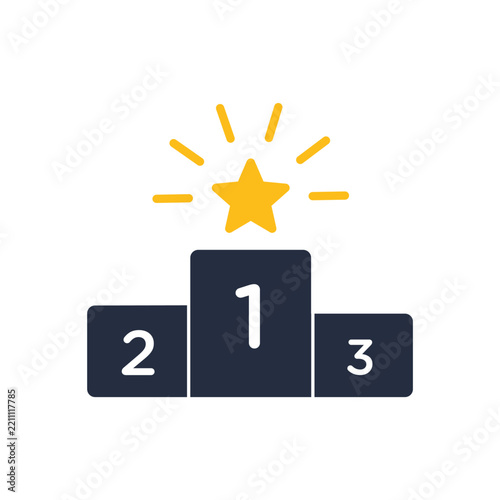 Winner Podium First Second Third Place Victory Icon