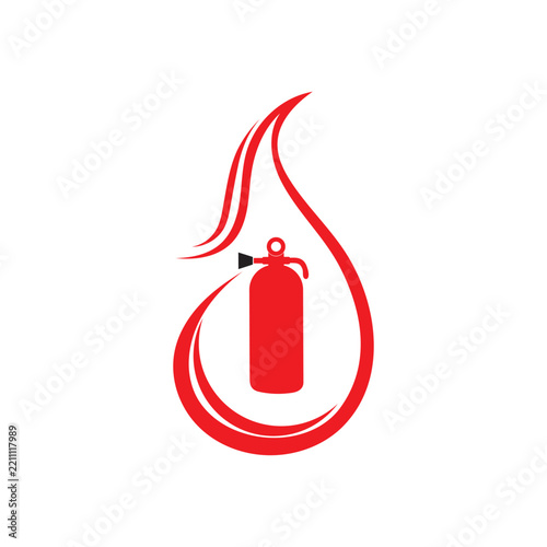 Fire Extinguisher logo vector