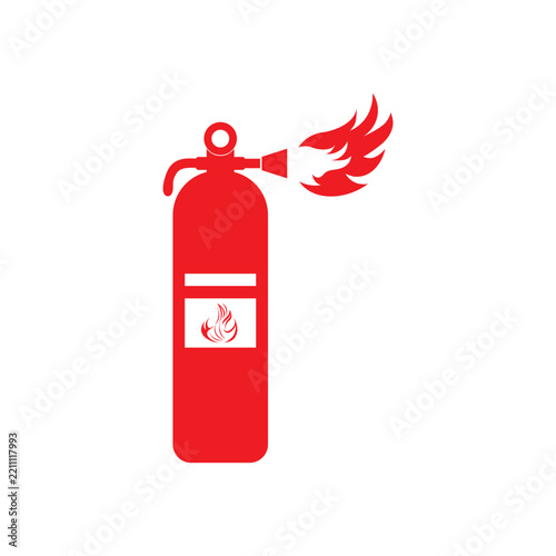 Fire Extinguisher logo vector