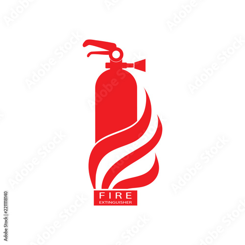Fire Extinguisher logo vector