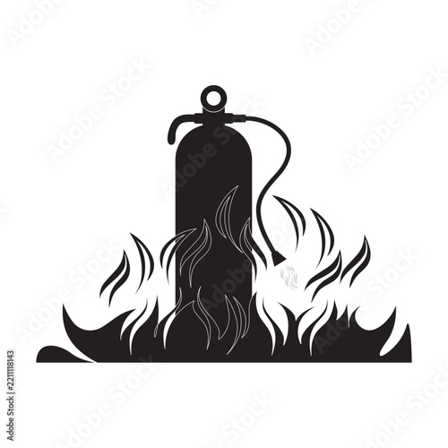 Fire Extinguisher logo vector