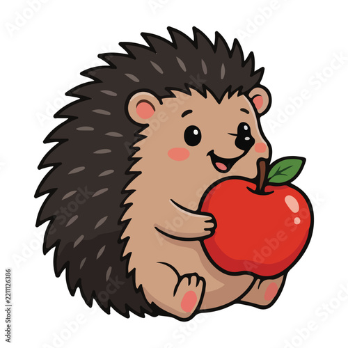 A collection of cute woodland animal illustrations featuring a raccoon hedgehog bear and owl surrounded by autumn leaves and cozy seasonal elements for fall designs