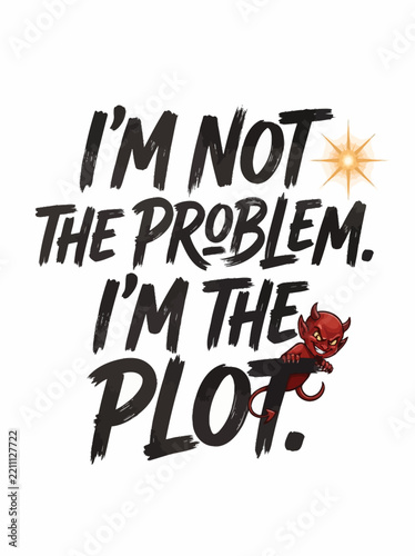 Motivational Self-Affirmation Quote Art.