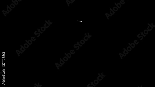 Abstract loading circle animation in a minimalist dark studio setting with subtle motion graphics and clean design