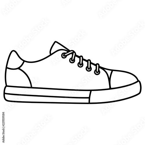 Outline of a Sneaker