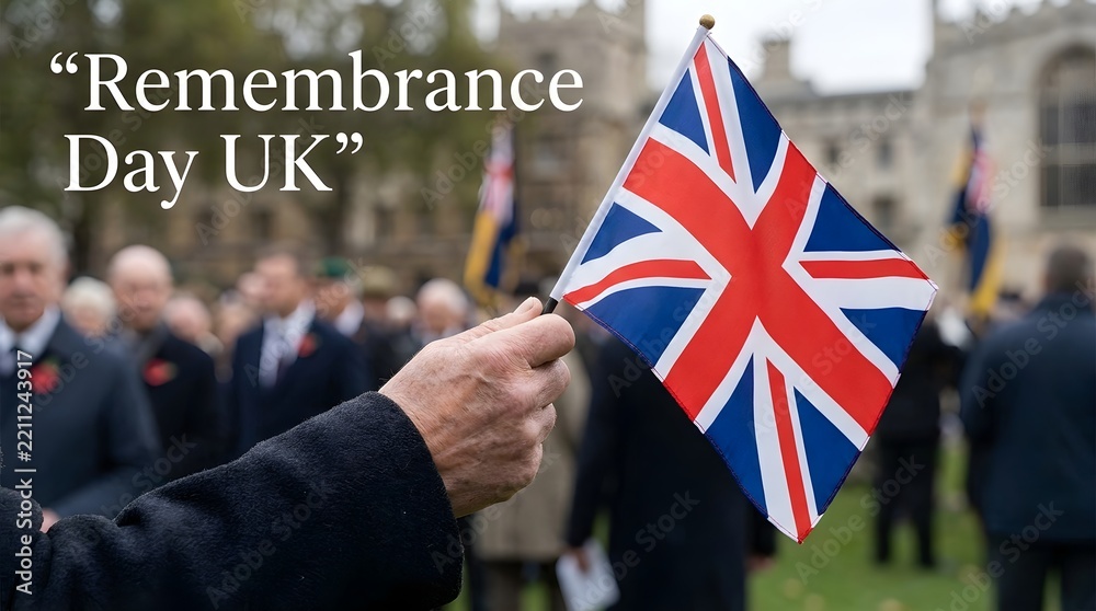 Obraz premium Remembrance day in the united kingdom is a time to honour the service and sacrifice of armed forces personnel both past and