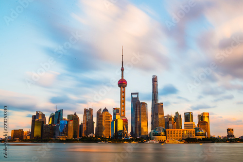 Photography On 16 Sep 2017, Shanghai After a Typhoon: Sunset and Night Views of the Bund and
