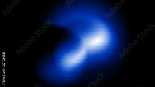 Abstract Blue Background with Glowing Particles, Dynamic Light Waves, Digital Energy Rays, Cosmic Space Texture, and Dark Atmospheric Glow for Modern Wallpaper Design