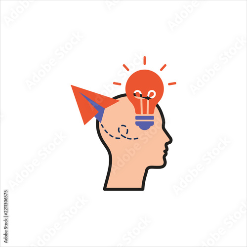 Creative Thinking Idea Lightbulb Illustration