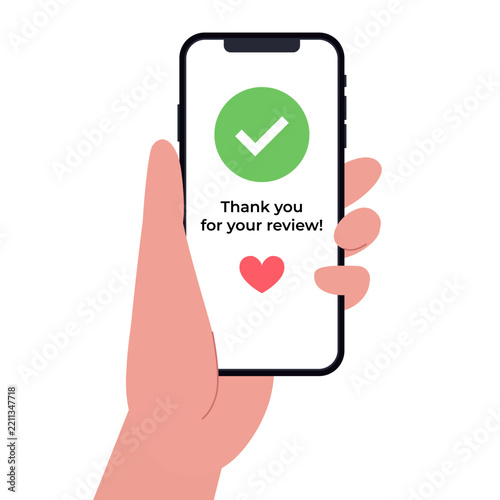 Thank You for Your Review Mobile Screen