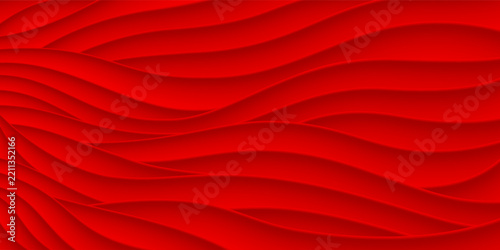 Abstract red geometric background. Neumorphism style